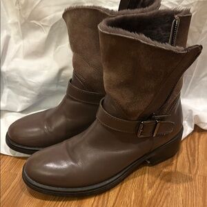 Aquatalia Brown Winter & Rain Boots